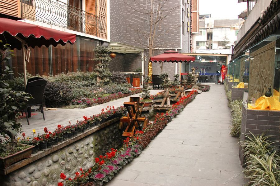 Jin Sha Niao Chao Hotel Dujiangyan Exterior photo